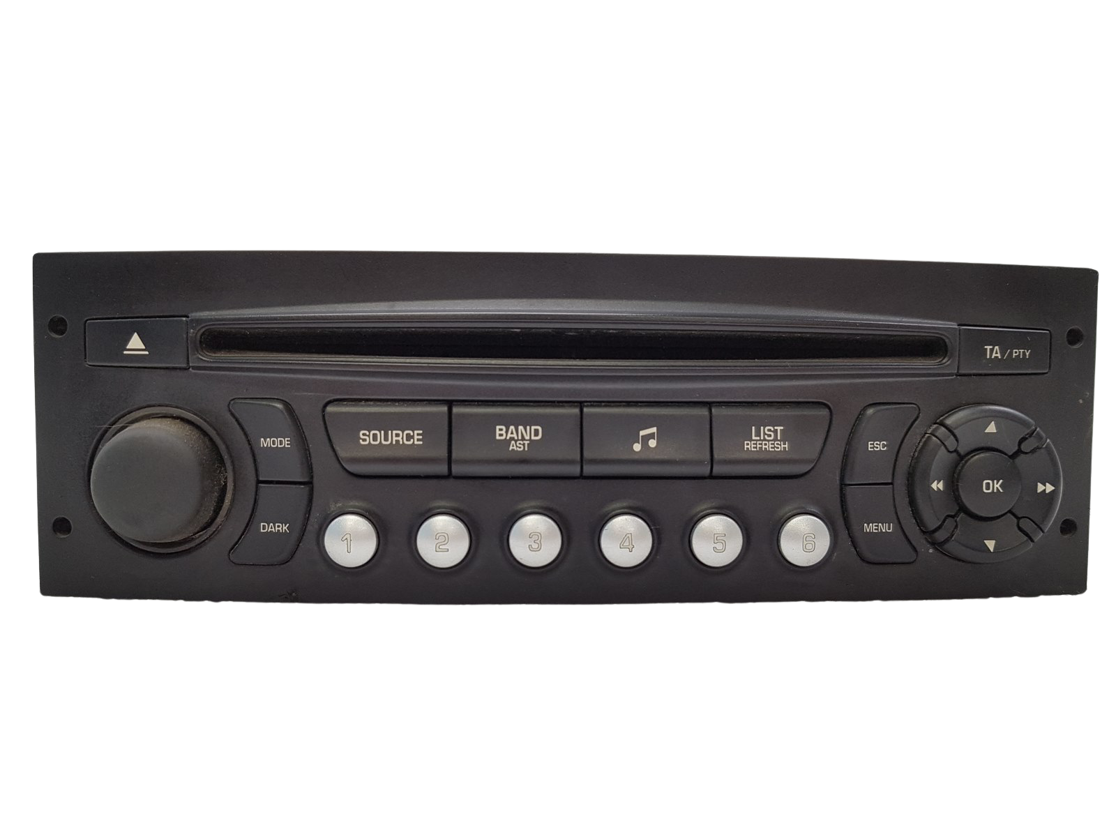 Cd Radio Player Citroen Peugeot 96639628XT PSARCD411-53 VDO