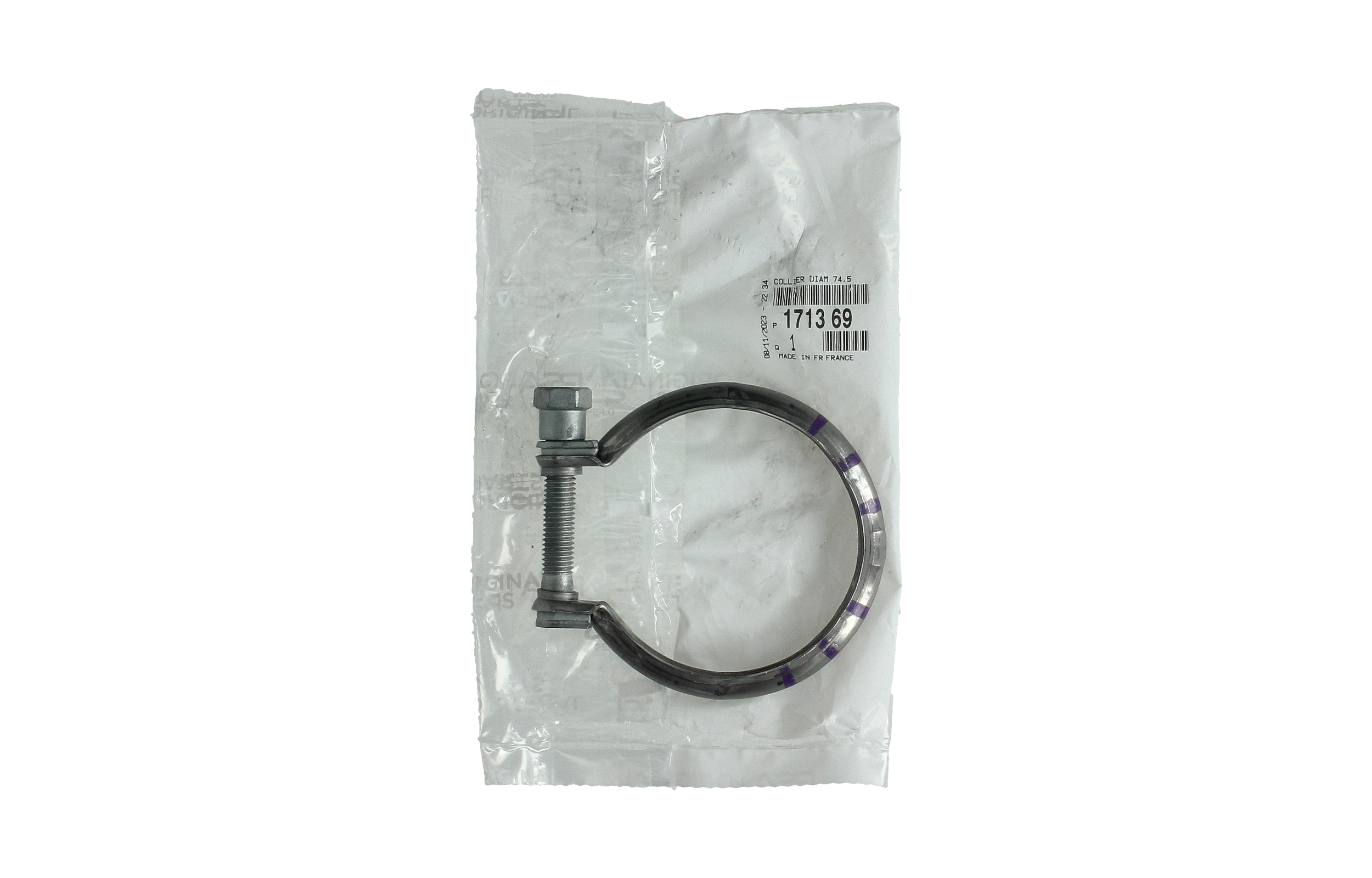 Clamp New Original 1713.69 171369 Citroen Peugeot