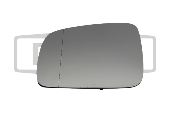 Mirror Glass Left For VW T5 7H1857521A 88570105002 DPA