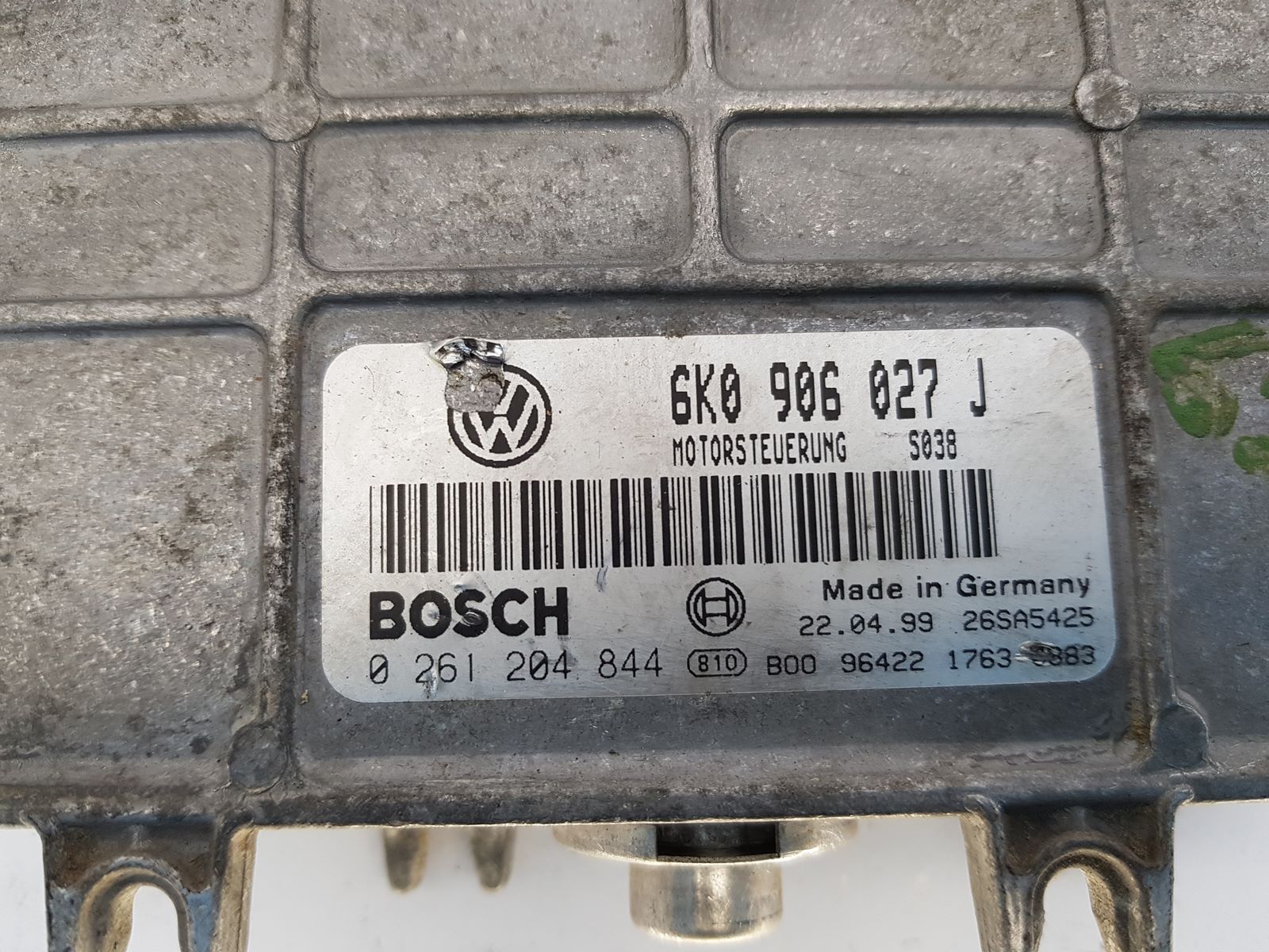 ECU Bosch 6K0 906 027 J, 0 261 204 844, 26SA5425 | eBay