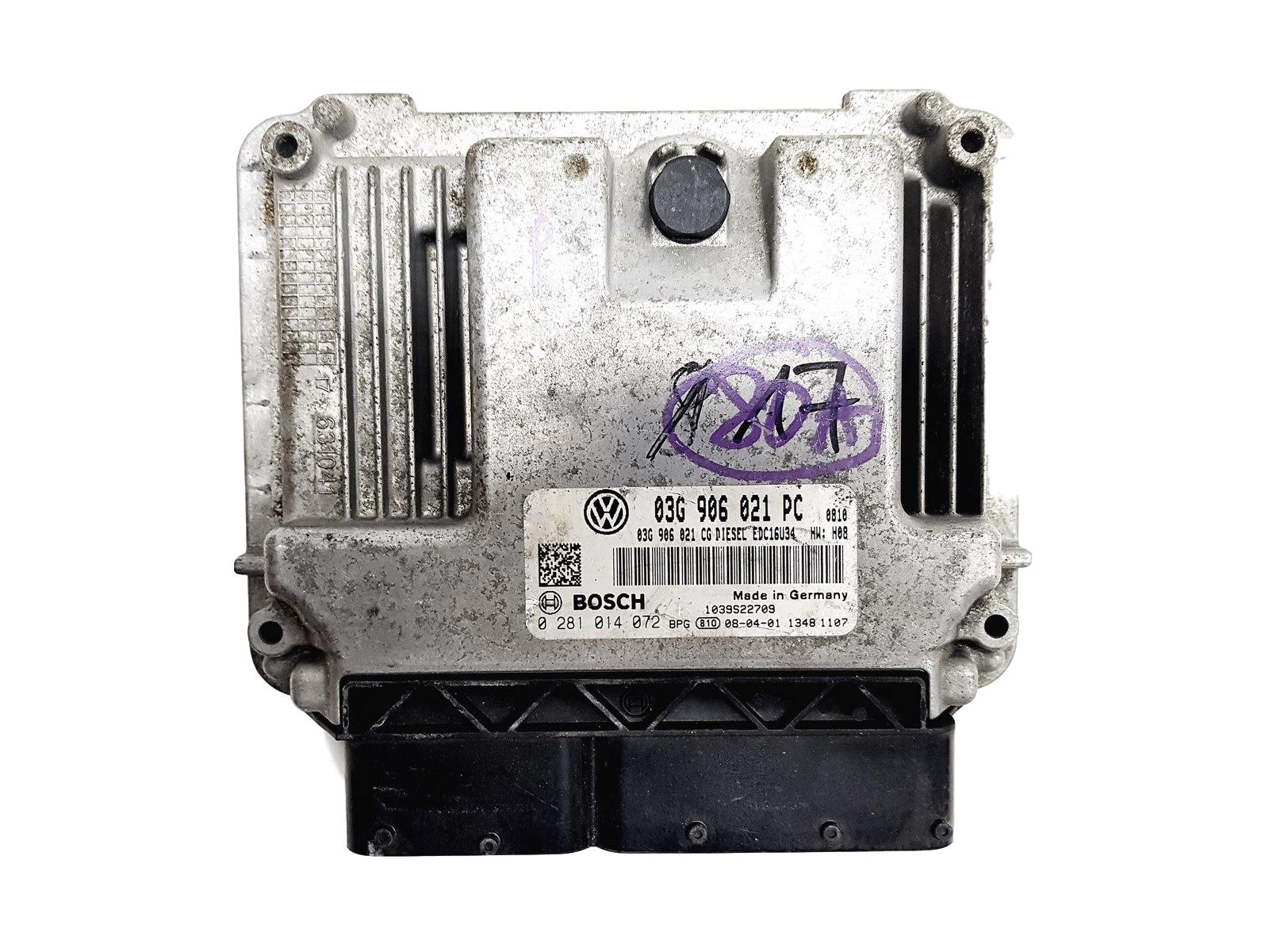ECU Bosch 03G 906 021 JF / 0 281 013 622 / 1039S17264 | eBay