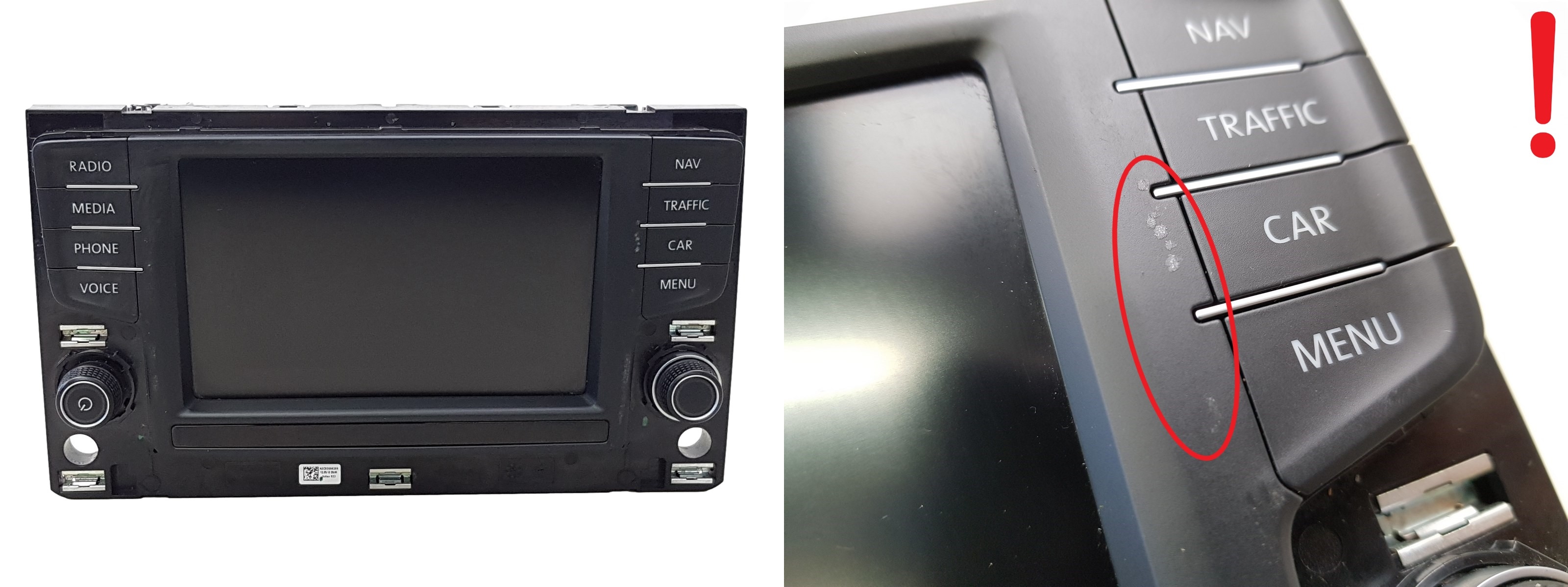 Radio Display Navi Volkswagen 3G0919605D A2C93427300 ABT Std2 Nav