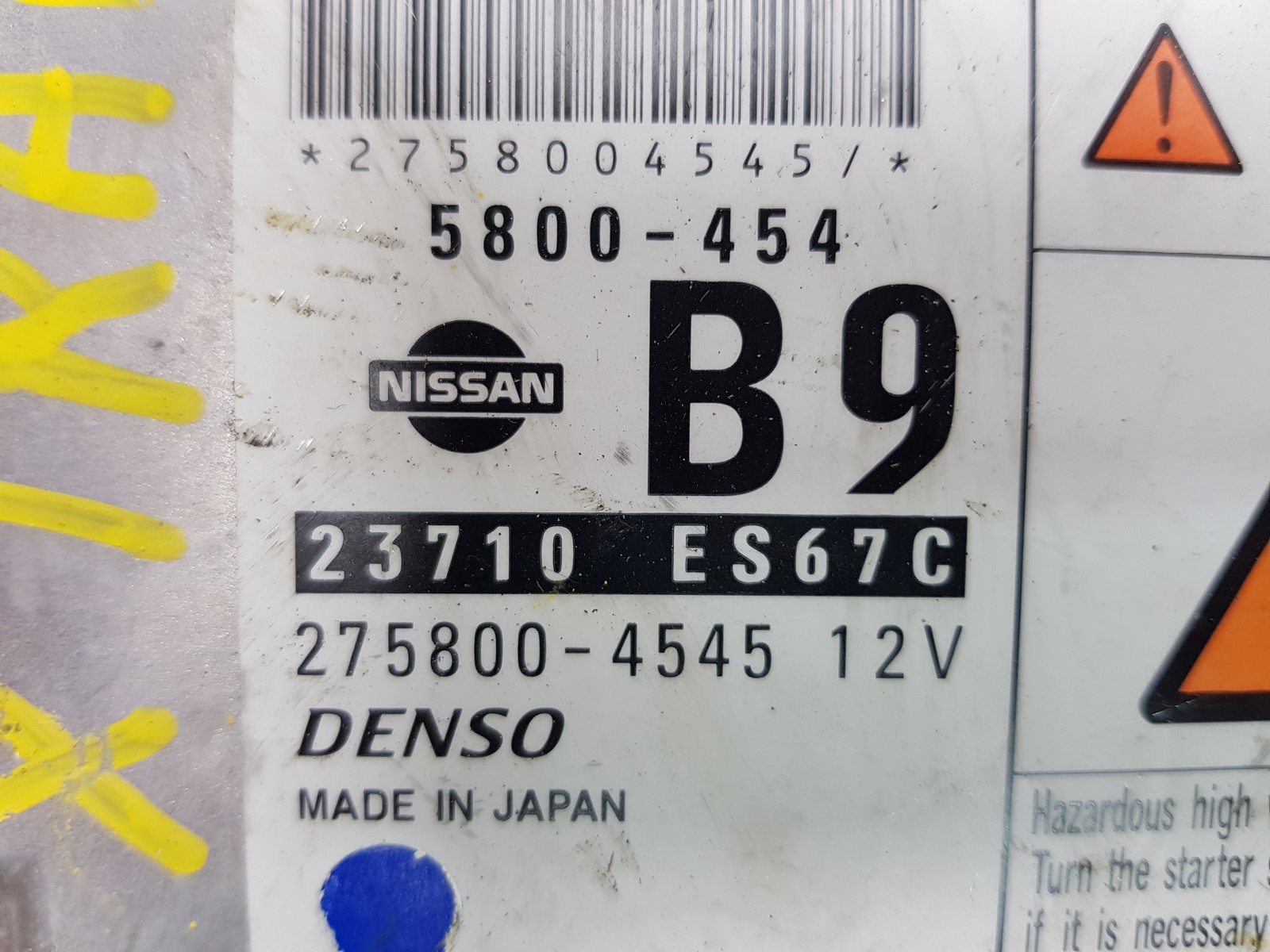 ECU DENSO 23710 ES67C / 275800-4545 / 5800-454 | eBay