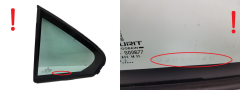 Door Window Left Rear 9203FG Peugeot 607 AS2 Door Window Left Rear 9203FG Peugeot 607 AS2