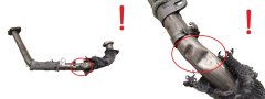Egr Tube 161855 96481236 2.2 HDI Citroen C5 Peugeot