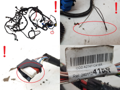 Engine Wiring System 240112416R K9K608 1.5 dci Renault Clio 4 