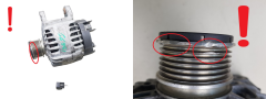 Alternator 231001318R-A TG12C241 2627732A Valeo Renault