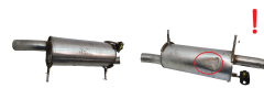 Silencer 203009090R 2.0 dci Renault Trafic 3 Vivaro 0km
