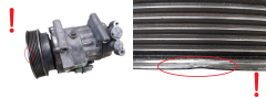 Air Con Compressor/Pump 8200365787--A SD6V12 1452 Sanden Renault Nissan 1000