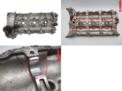 Cylinder Head Cover Mercedes-Benz A2720161305 3.0 3.5 V6
