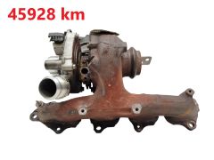 Turbocharger K03 9807873180 2.0 HDI Citroen Peugeot 45928 km