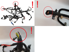 Engine Wiring System 240116078S K9KU876 1.5 Blue dCi Renault Kangoo 3 