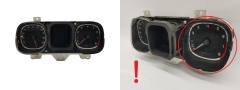 Speedometer/Instrument Cluster Fiat Panda 0887766550 1836