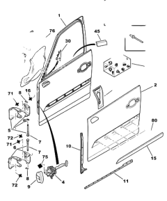 Door Right Front Original Citroen C4 Picasso 9004Y0