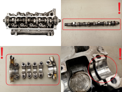 Cylinder Head Renault 2968F2 110415795R 7701477400 1.5 DCI Siemens 3