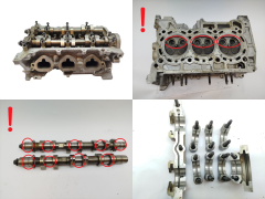 Cylinder Head 1642R-8 110417920R 0.9 TCE H4B Dacia Renault