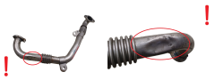 Air Hose EGR 8200525140 1.9 dci Renault Scenic 2 1890