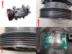 Air Con Compressor/Pump 8200315744 SD6V12 1416K Sanden Renault 67