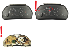 Speedometer/Instrument Cluster BMW 5 E34 1384168 1384189 Motometer