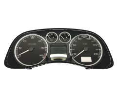 Speedometer/Instrument Cluster Peugeot 307 9651299680 E 01 57092