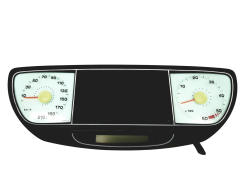 Speedometer/Instrument Cluster Ulysee Phedra C8 807 1495744080 PSA 30082