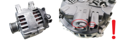 Alternator 5705KV 9664779680 TG15C135 Valeo HDI Peugeot Citroen 1053 Alternator 5705KV 9664779680 TG15C135 Valeo HDI Peugeot Citroen 1053