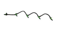 Fuel Lines 1574AJ 2.0 HDI 16v RH02 Delphi Citroen DS4 DS5 C5 2 Peugeot