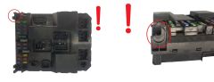 Controller BSI J04-00 9651197680 9651196980 PSA Valeo 1826