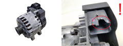 Alternator 9826550280 Valeo iST60C049 2719953A Citroen Peugeot 60 000km