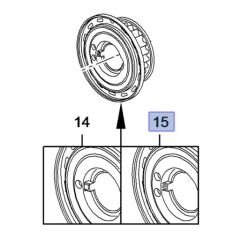 Camshaft Pulley Original Citroen Peugeot C4 208 1.6 e-HDI 8v 9810699480 