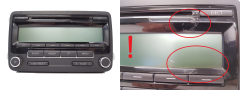 Cd Radio Player VW 1K0035186AA 7647201360 Blaupunkt 1382
