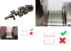 Crankshaft 0501N8 2.0 hdi 16v Peugeot Citroen Ford AH01 AH0X AHX AH03 DW10FU