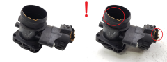 Air Throttle Body PSA Ford 9643836980 25344296 1.6 TDCI Delphi