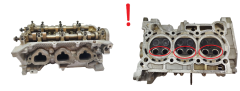 Cylinder Head 1642R-1 0.9 TCE H4B Dacia Renault 83 110417920R