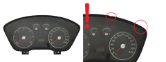 Speedometer/Instrument Cluster Ford Focus C-Max 4M5T-10849-CM Visteon