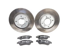 Brake Disc Front Assy 1629058880 1611140680 Citroen Peugeot C3 3 0km