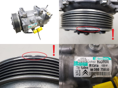 Air Con Compressor/Pump 9659875880 Sanden SD7C16 1331F Citroen Peugeot 41