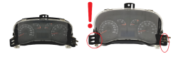 Speedometer/Instrument Cluster Fiat Panda 51711244 503000490700 51125