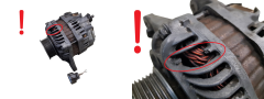Alternator 1800A007 A5TG0491ZT 90A Mitsubishi