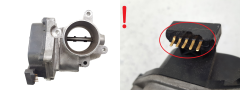 Air Throttle Body 03L128063AD VW Audi Seat Skoda Valeo 1565
