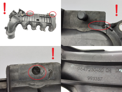 Intake Manifold 9647250480 0361L4 1.4 HDI Citroen C3