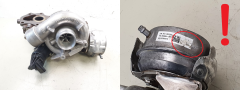 Turbocharger 144118020R 144117591R 2.3 dCi Renault Master 3 40000 km