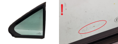 Door Window Right Rear 9204H5 Peugeot 607 AS2 DOT 39 Door Window Right Rear 9204H5 Peugeot 607 AS2 DOT 39