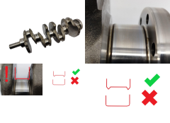 Crankshaft 425 0501N8 2.0 hdi 16v Peugeot Citroen AH0X AH01 AHX AH03 DW10FU