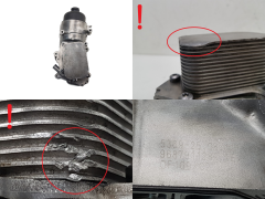 Oil Filter Housing 9687911280 1103K0 1.6 TDCI 1.6 D Ford Volvo