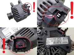Alternator VW AG 06F903023C TG14C011 Valeo 140A 1076
