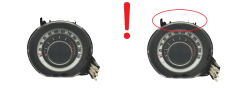 Speedometer/Instrument Cluster Fiat 500 5550021211 58609