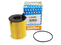 Oil Filter Citroen Peugeot 1109AY L343D Purflux