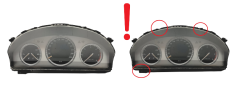 Speedometer/Instrument Cluster Mercedes C W204 A2045404548 VDO 55962