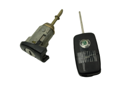 Door Lock Mechansim Left Front Skoda Fabia 1U0837167/8